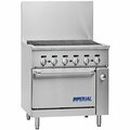 Imperial Range Pro Series IR-24BR-XB Natural Gas 24in Broiler Range with Cabinet Base - 60000 BTU 974IR24BRXBN